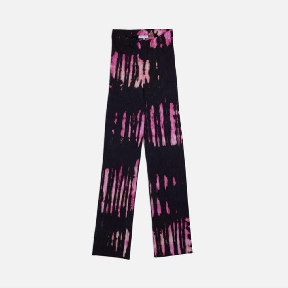 Cotton Citizen Lychee Ibiza Tie-Dye Pants - Pink and Black